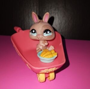 Littlest Pet Shop bunny & Carrots